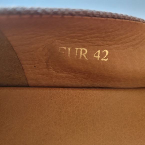 Fitflop canvas and leather taupe flats size EU 42 US 10 - Picture 5 of 6